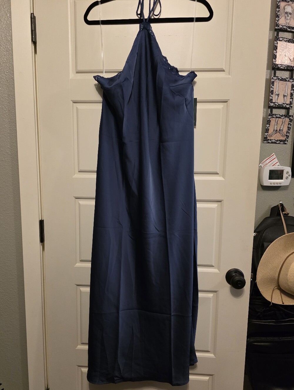 1X Lace Trim Maxi A-Line Halter Dress - Wild Fable - Picture 2 of 9